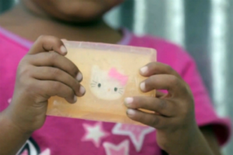 Crian&ccedil;as recebem incentivo para higienizar as m&atilde;os